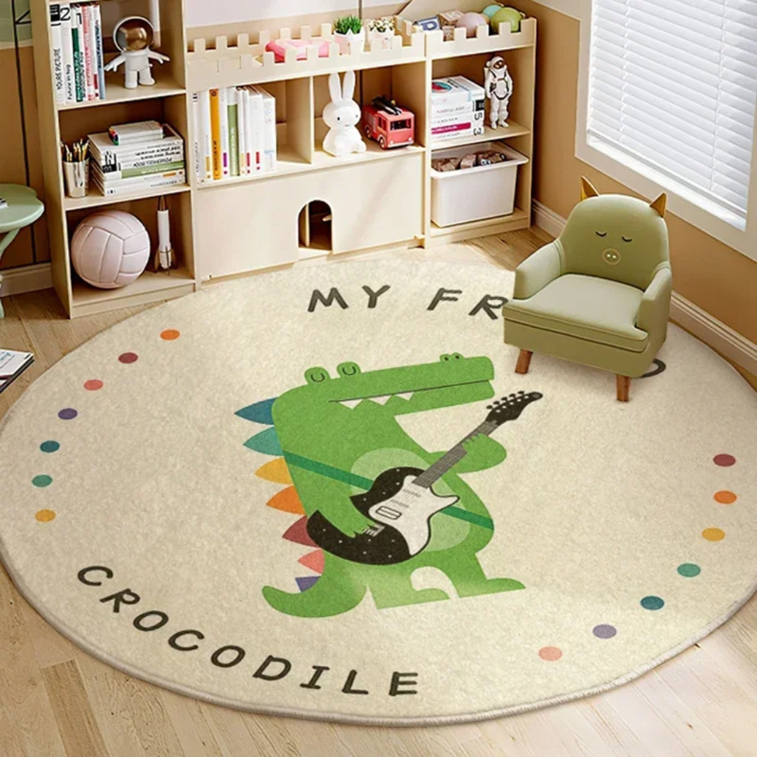 ElitePlay Plush Animal Carpet | Stylish, Durable, Non-Slip Rug for Bedrooms and Play Areas