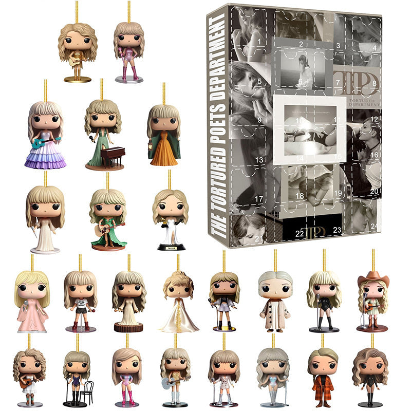 IconCharm Taylor Swift Advent Calendar | Festive 24-Day Countdown with Unique Collectibles