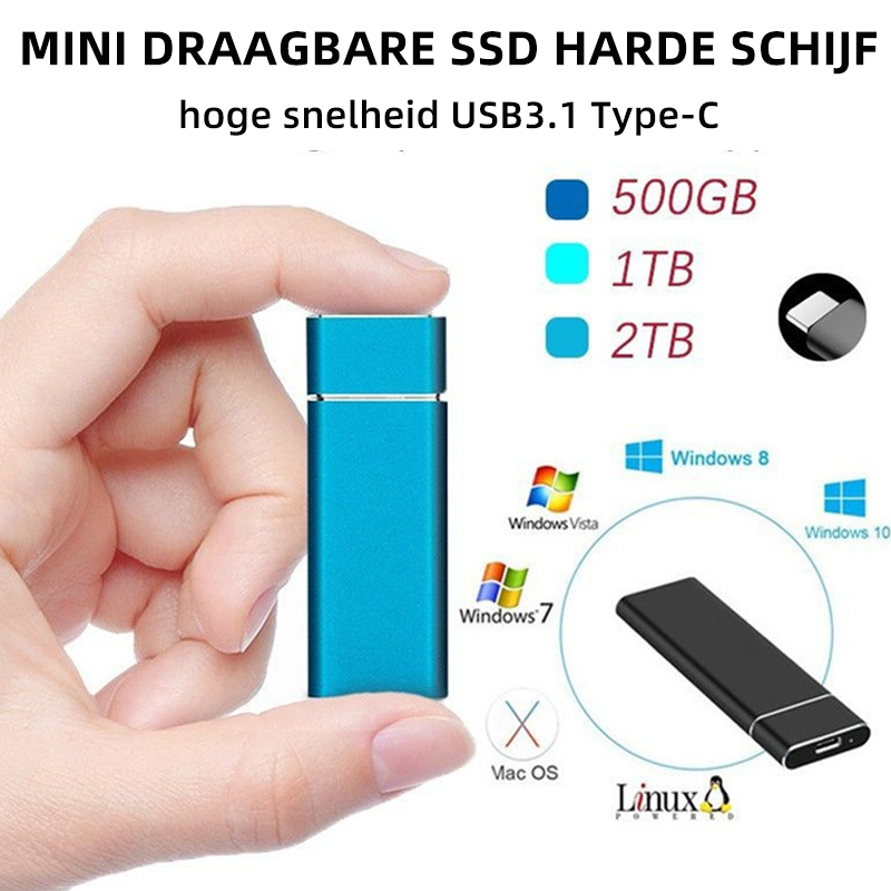 Ultra-fast external portable hard drive