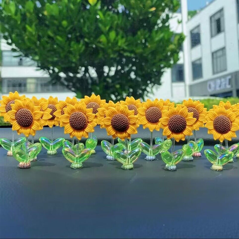 SunnyRide - Cute Sunflower Car Ornament