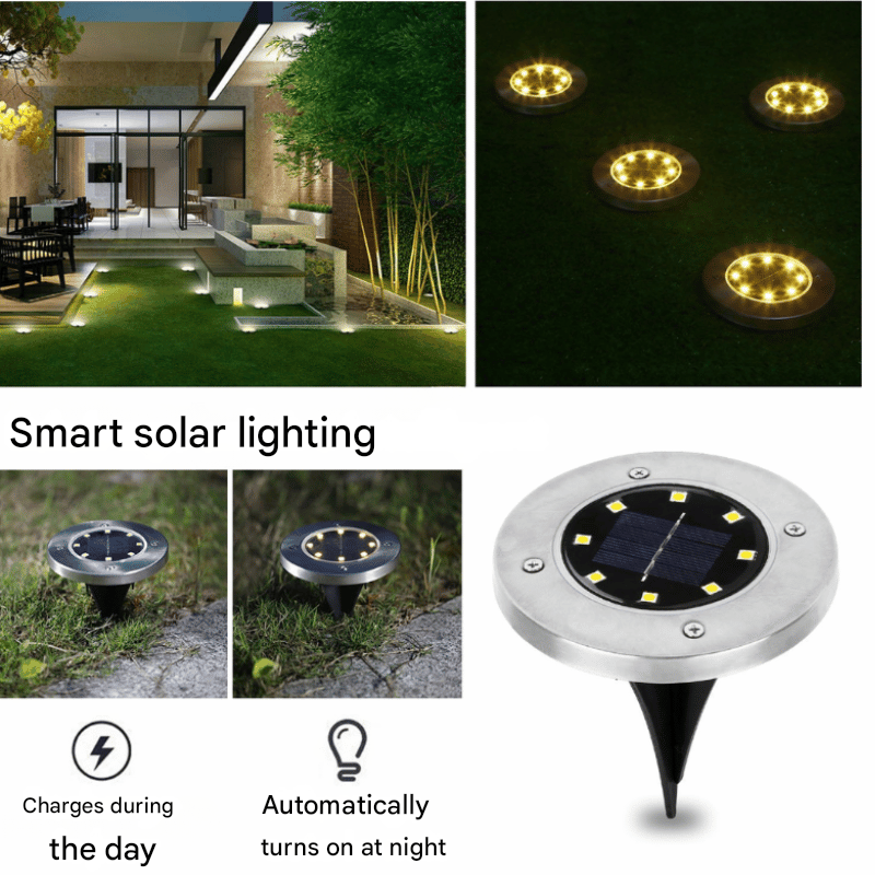 Solar Ground Spotlight for Outdoors – SunHalo