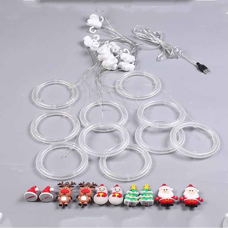 TwinkleJoy Christmas Lights – LED String with Festive Figures