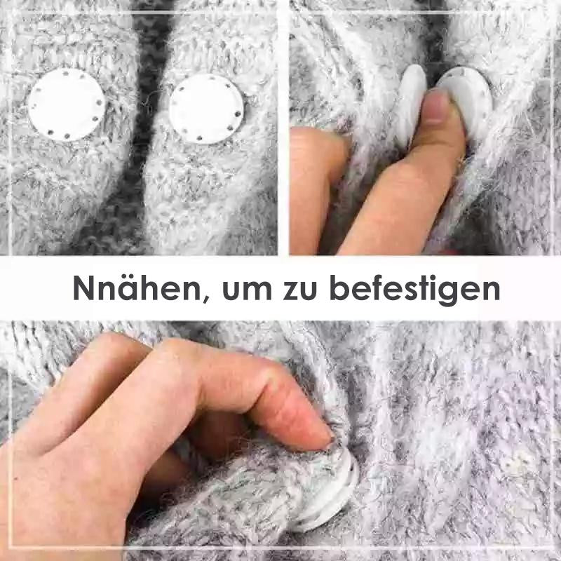 High-quality invisible plastic magnetic buttons, 5 pieces