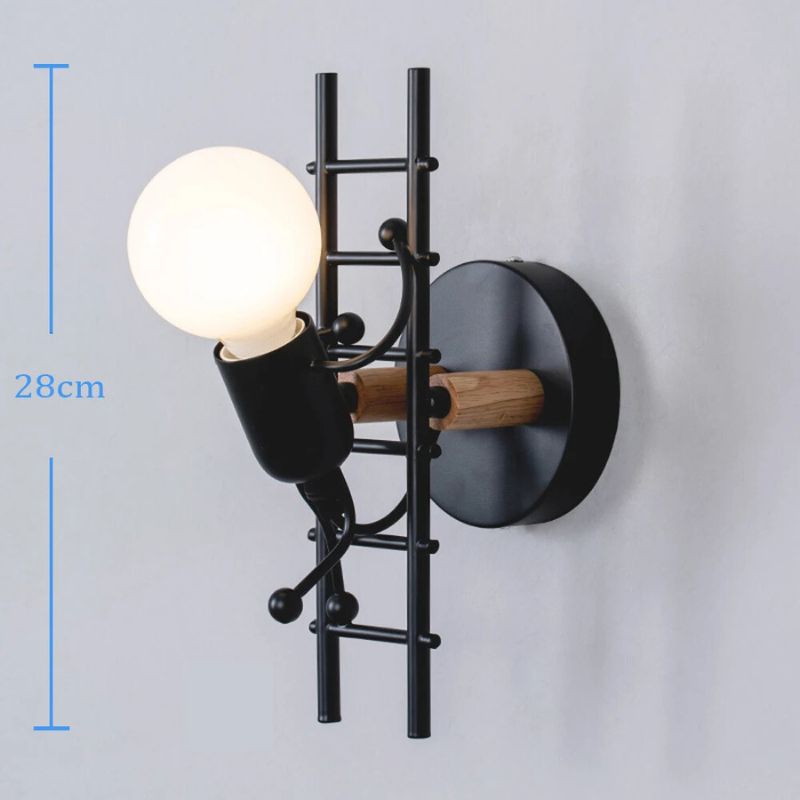 GlowClimb Designer Sconce | Unique staircase wall lamp for cozy bedrooms and living rooms
