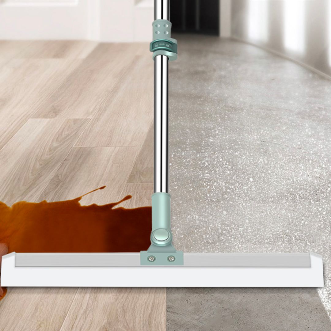 SiliconeSweep Pro Broom | Advanced ergonomic broom with silicone bristles for all floor types