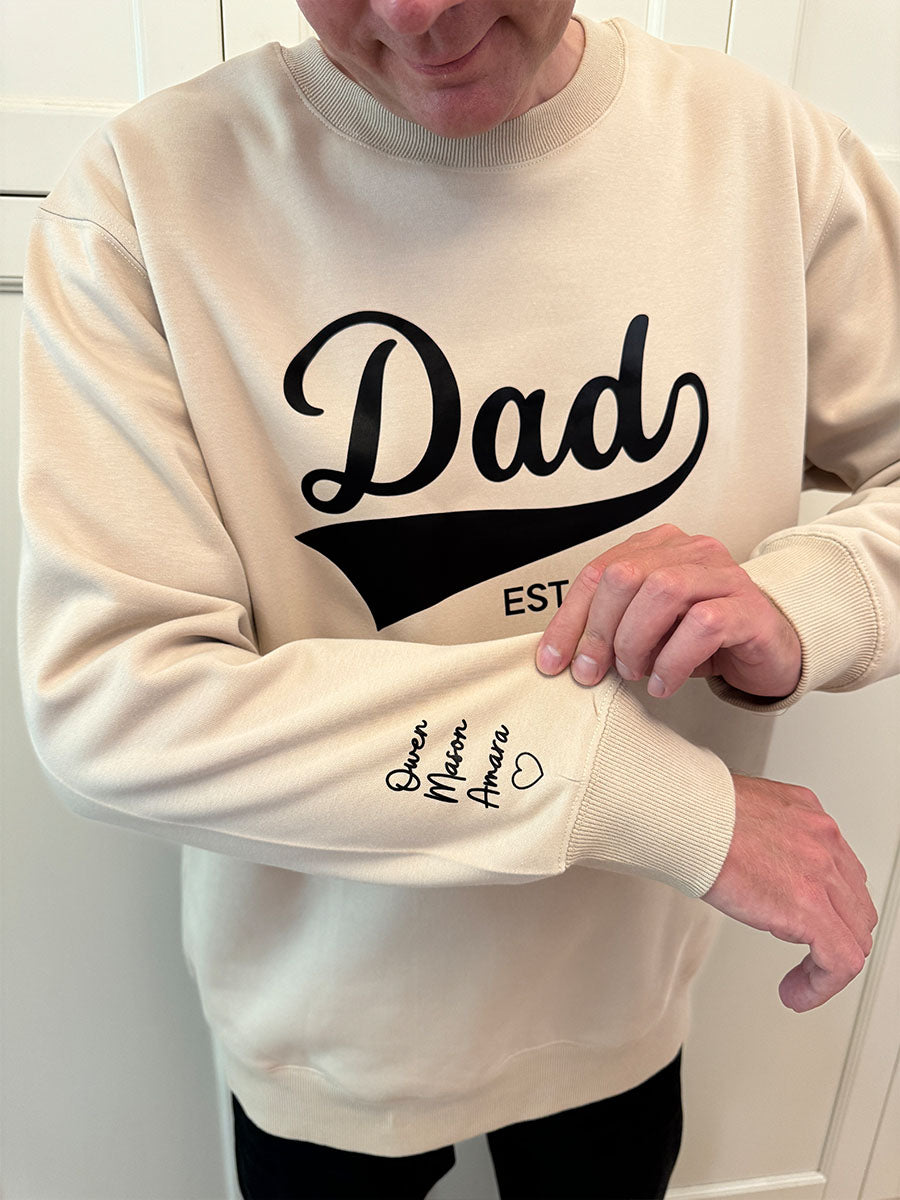 RoyalDad Custom Hoodie | Personalize with children’s names, 100% cotton, perfect for Father’s Day