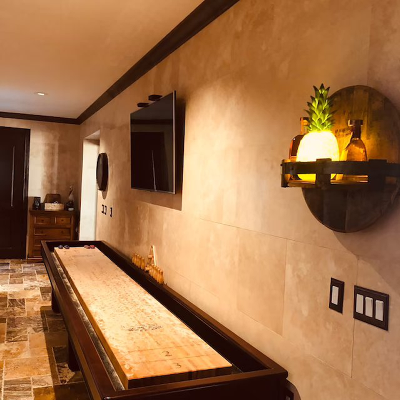 Bourbon Whiskey Barrel Rack