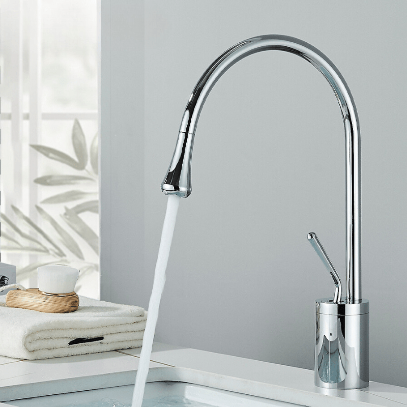 BrassGlow - Warm & Cold Basin Mixer Tap