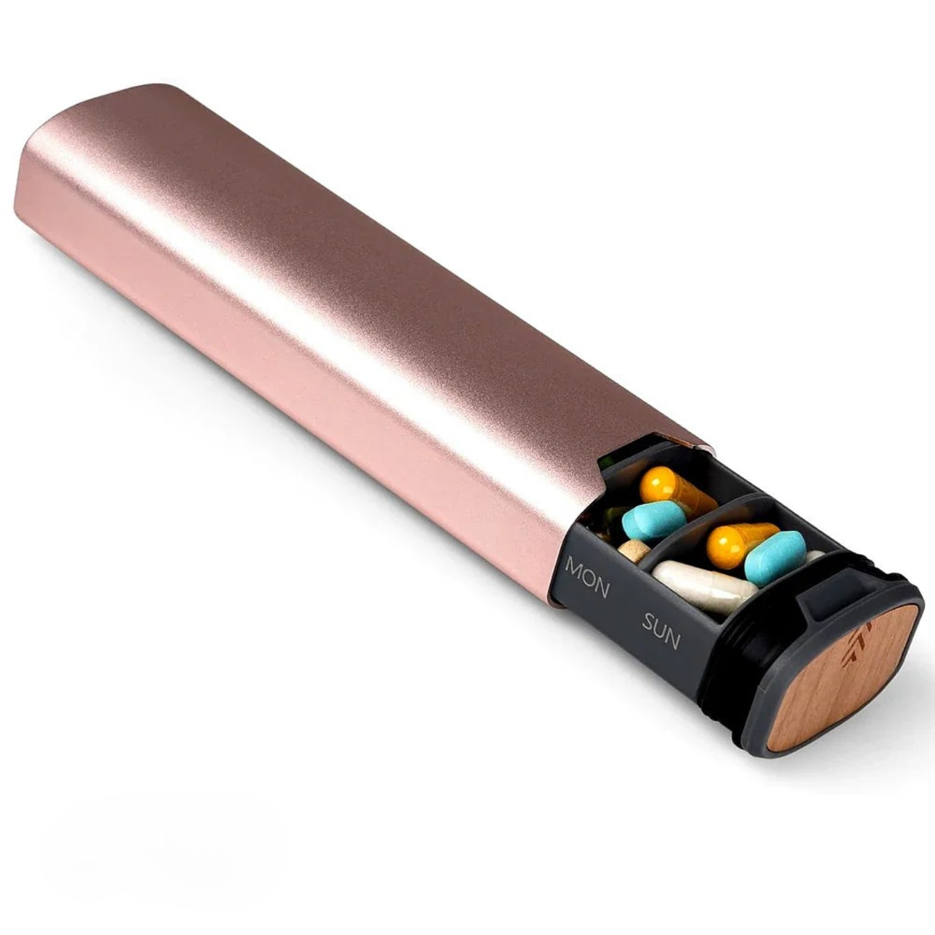 7-Day Medication Organizer – Compact Leakproof Pill Box for Home and Travel