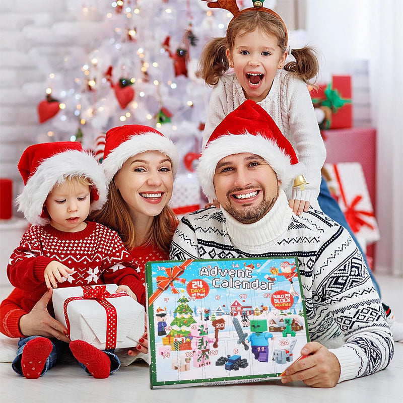 CrystalBuild Elite Advent Calendar | 29 Creative Figures for Kids' Christmas Countdown