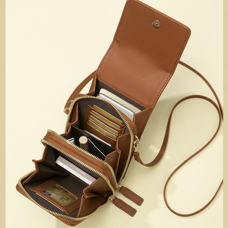 Touchscreen Phone Bag with Wallet Function – Compact Crossbody for Daily Use