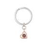 LuxeBond Heart Memory Locket | Durable photo keychain for treasured connections