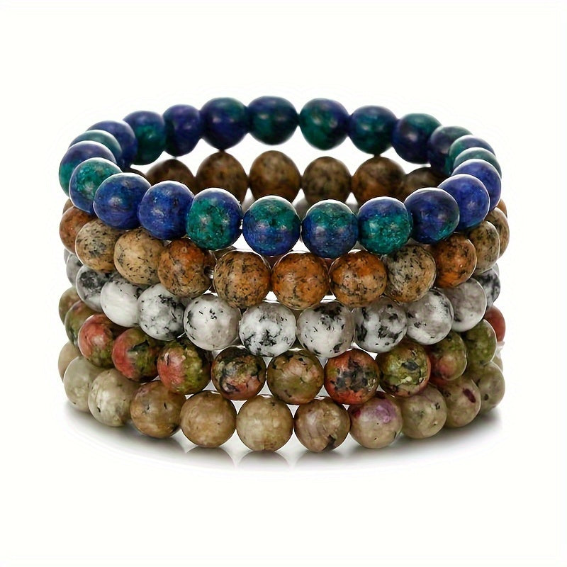 Gemstone Elegance Bracelet Set - For Natural Beauty