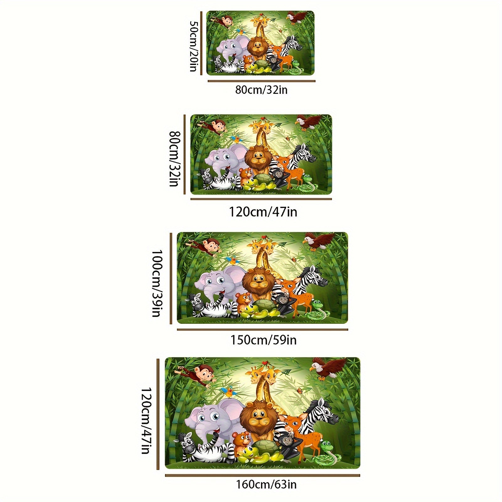 Animal Pattern Rug - For a Playful Atmosphere in Your Home