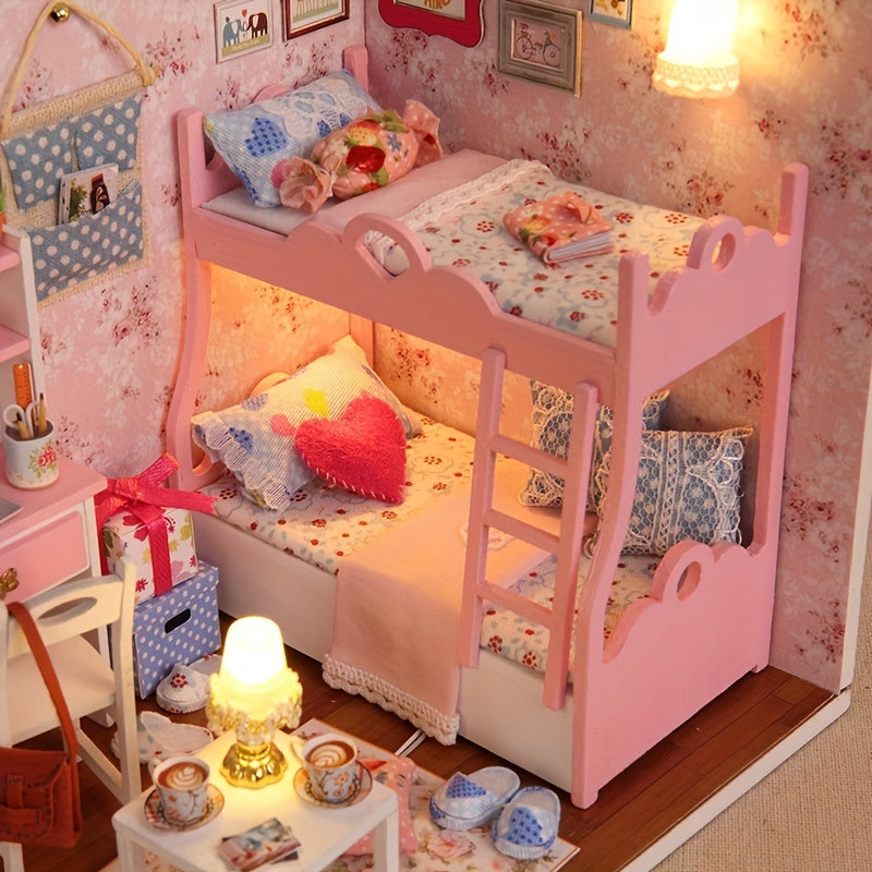 Enchanting Girls' Room Dollhouse - Cute and Detailed DIY Model