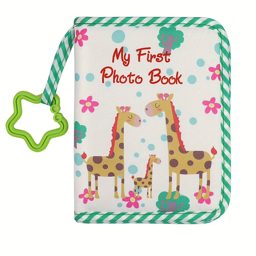 Giraffe Themed Photo Album – Sustainable Memory Book for Baby's First Photos