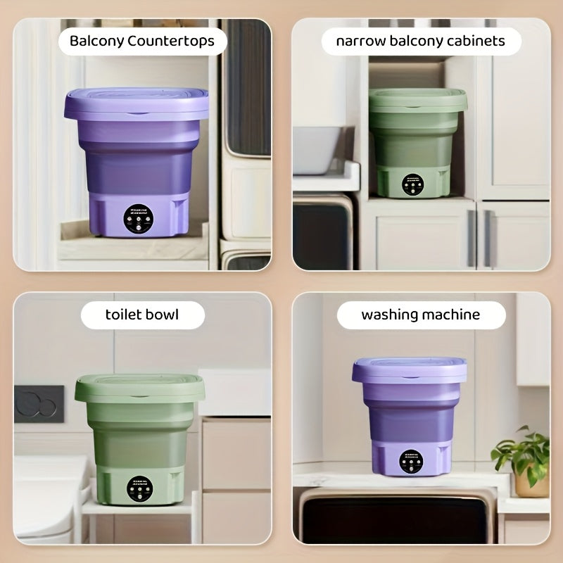 FlexiWash Foldable Washing Machine – Practical and Space-Saving