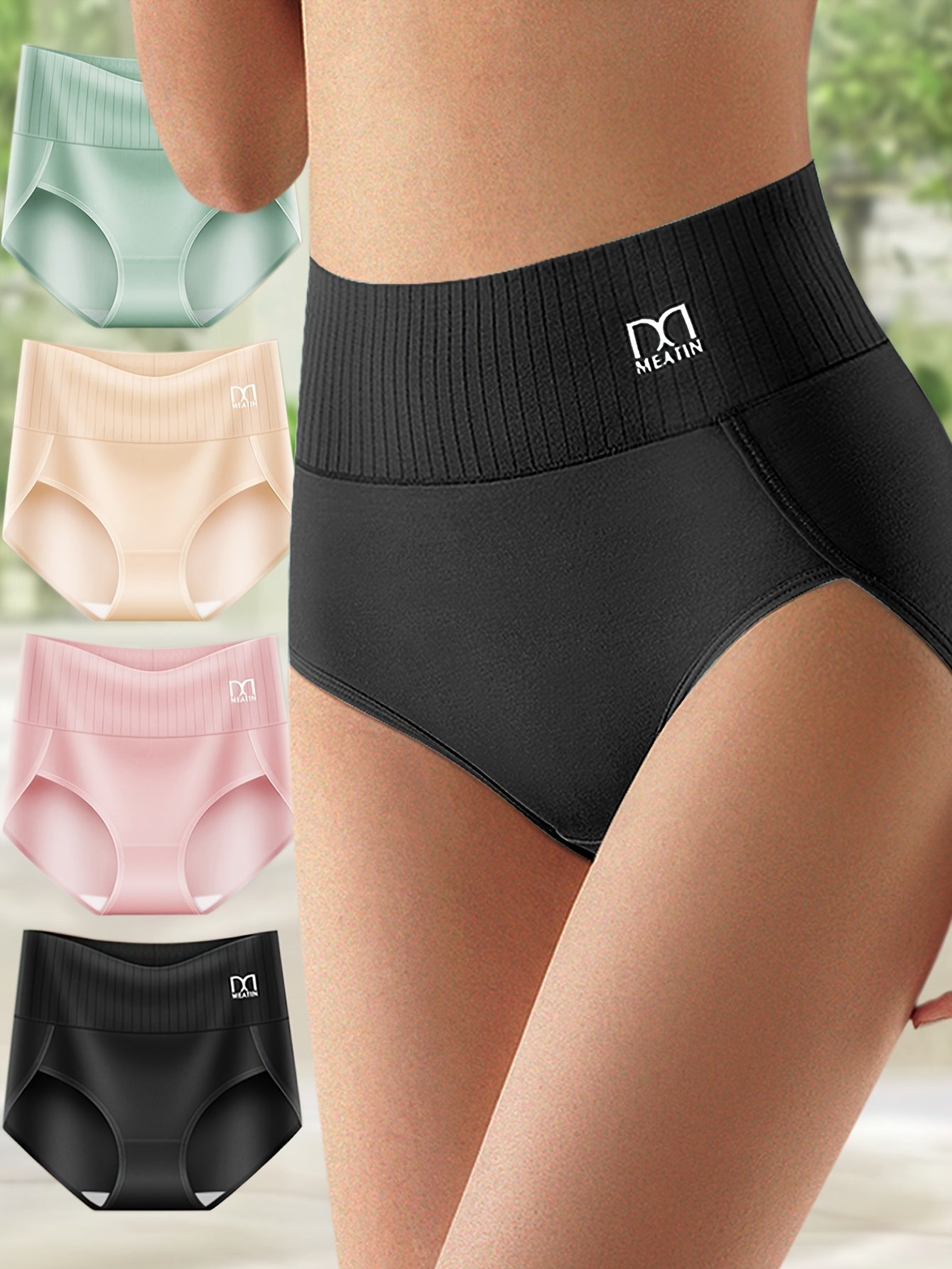 Comfortable High-Waisted Briefs - For Daily Comfort and Freedom