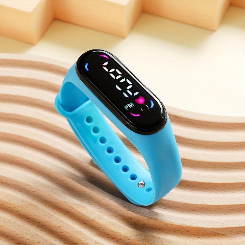 Glowing Children's Watch - Colourful LED Display and Sporty Design