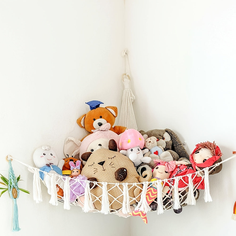 SnuggleNet Hammock for Plush Toys - Stylish Solution for Toy Storage