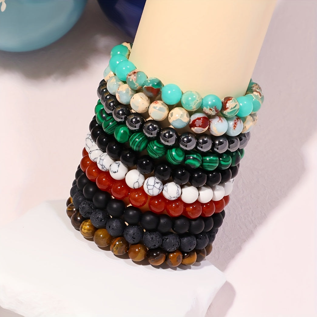 Colourful Natural Stone Bracelets - For a Stylish Flair
