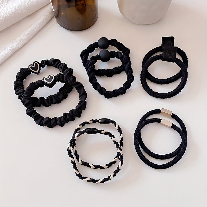 Charming Hair Elastic Set – For Stylish and Easy Hair Care