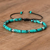 Braided Bracelet with 2.4 mm Natural Stone Beads – Seraphina