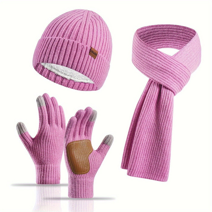 Winter Bliss Set - Beanie, Scarf and Gloves for Couples - Warm and Stylish