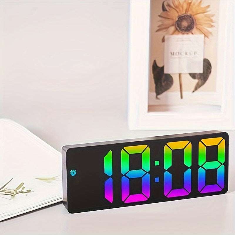 Colourful LED Digital Clock - For a Cheerful Start to the Day