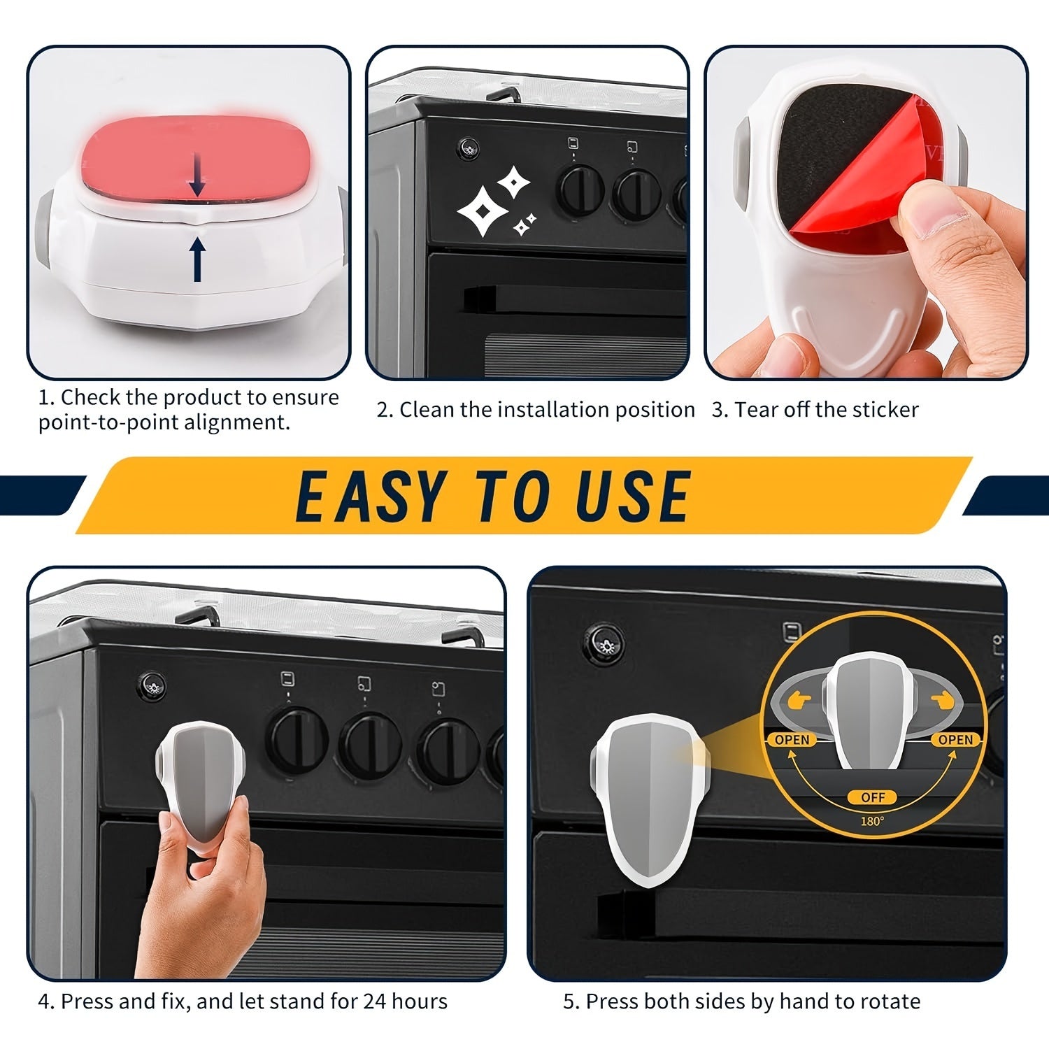 Baby Safe Oven Lock - Keep Your Little Ones Away from Dangerous Kitchens