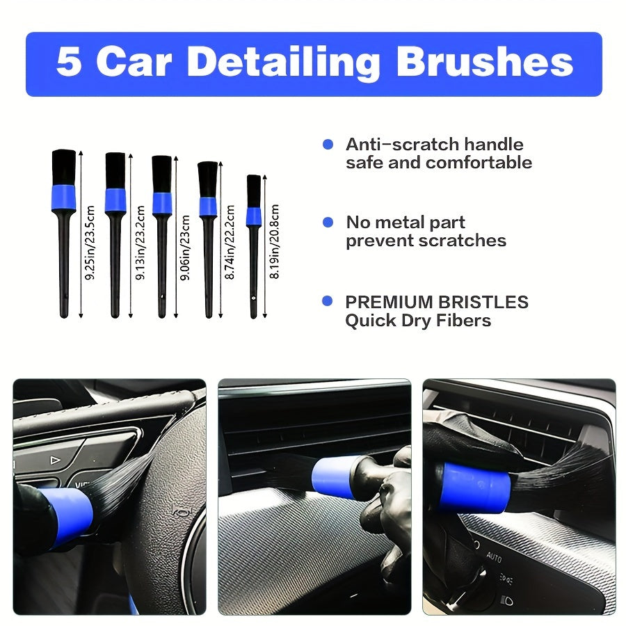 Multifunctional Car Wash Brush Set – Complete and Practical