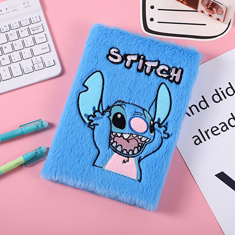 Stitch Plush Diary – Kawaii Cartoon Notebook for Adults and Children