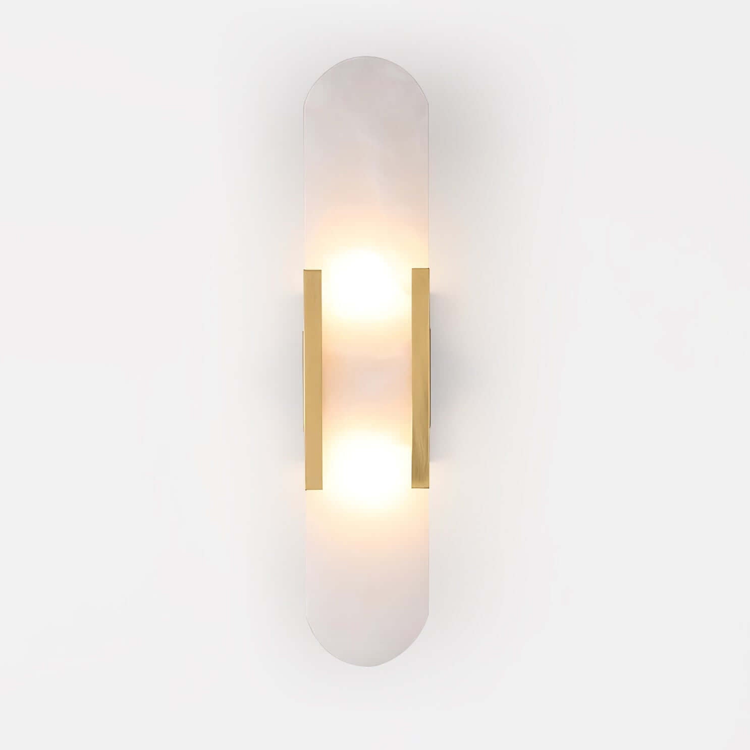 Modern Wall Lamp - Alabaster & Metal