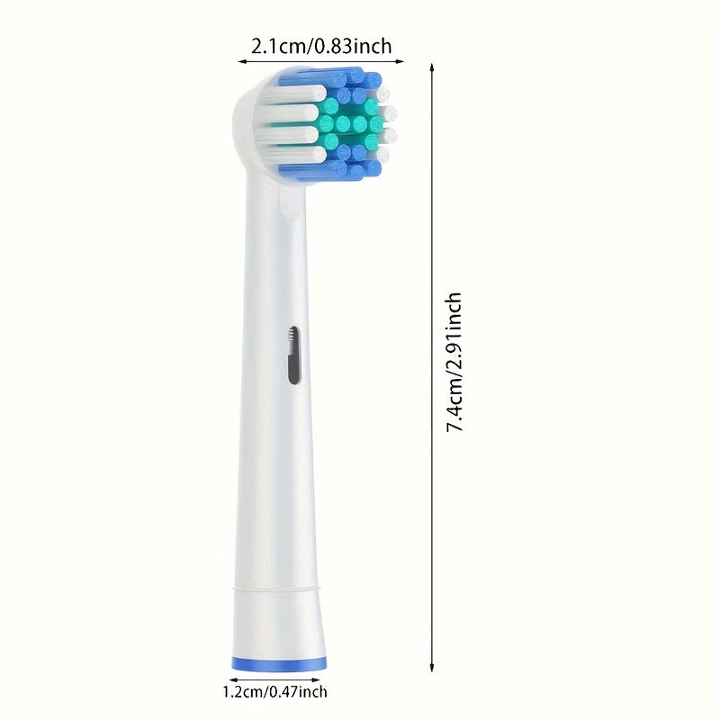 16 Replacement Toothbrush Heads – Suitable for Oral-B Models and Provides Thorough Cleaning
