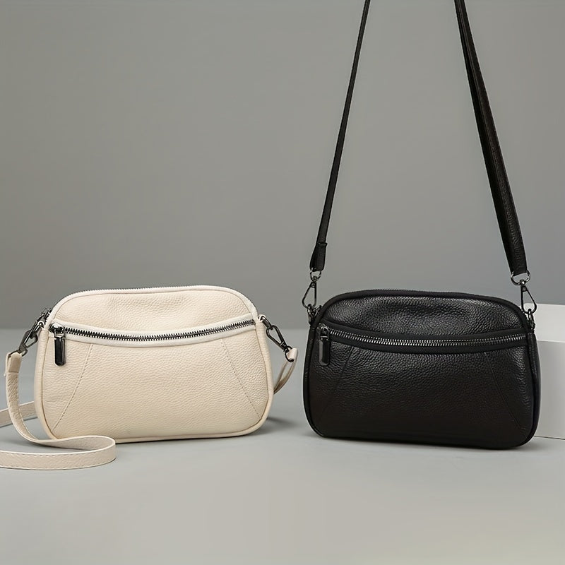 Classic Chic Leather Crossbody – Timeless and Functional