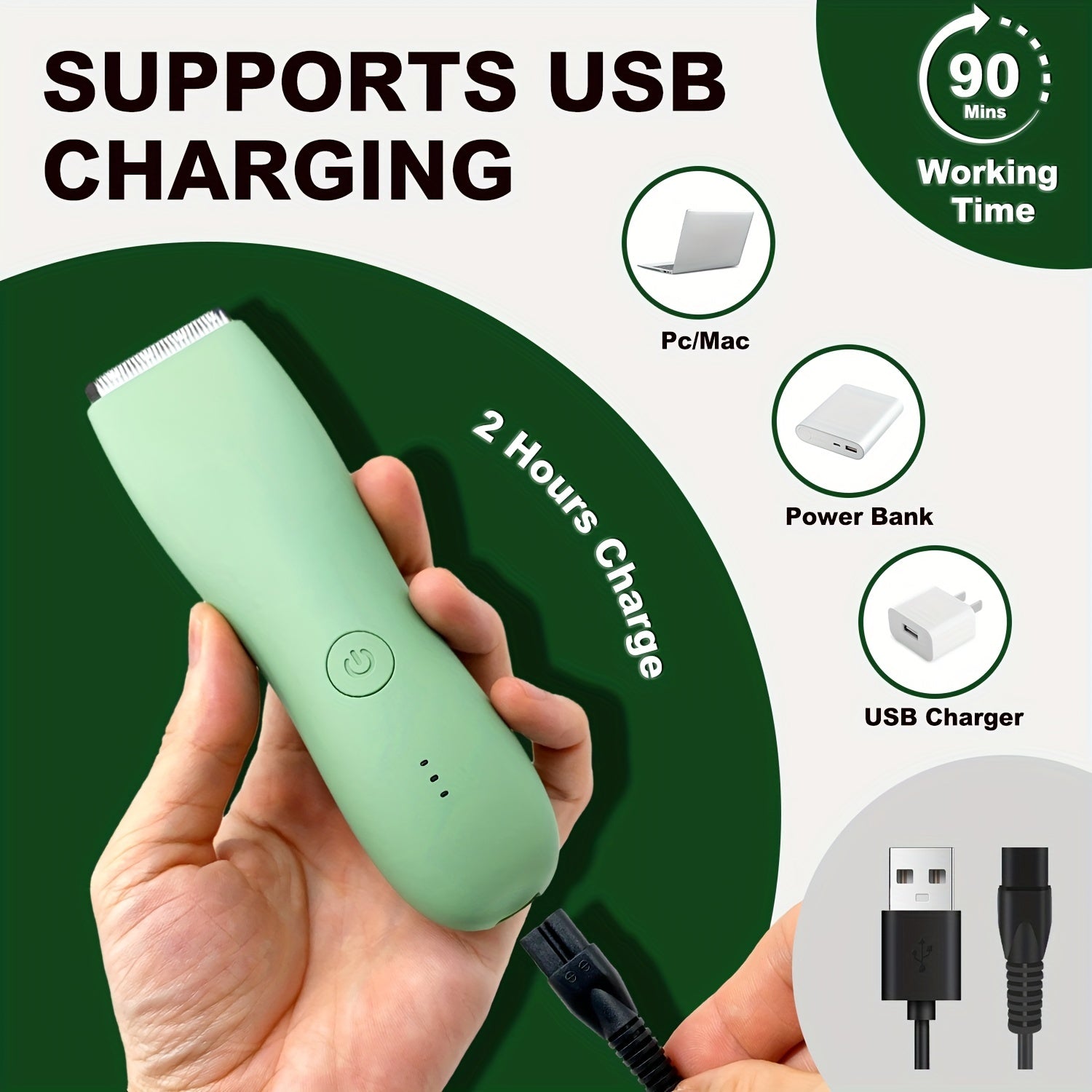 Professional Body Hair Trimmer - Comfortable and Safe Grooming