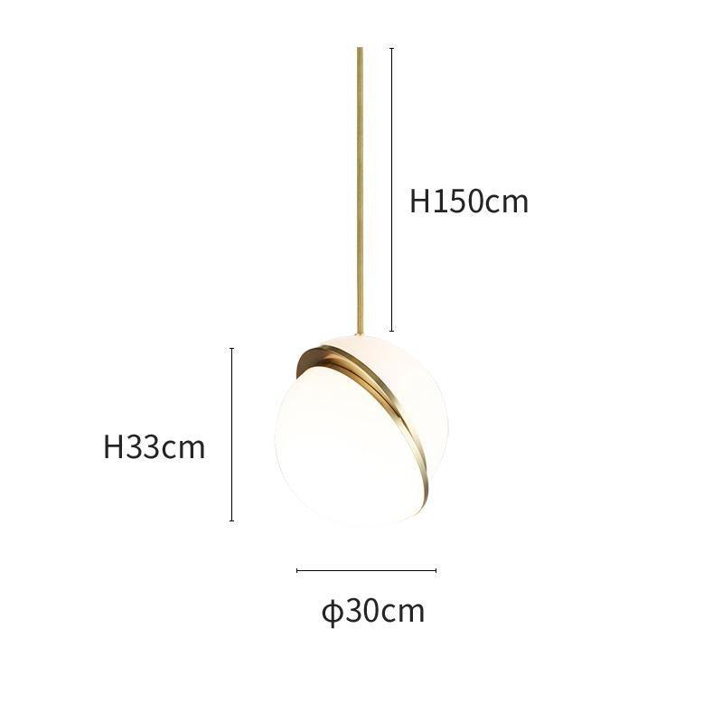 Half Moon Pendant Light - LED Pendant Light