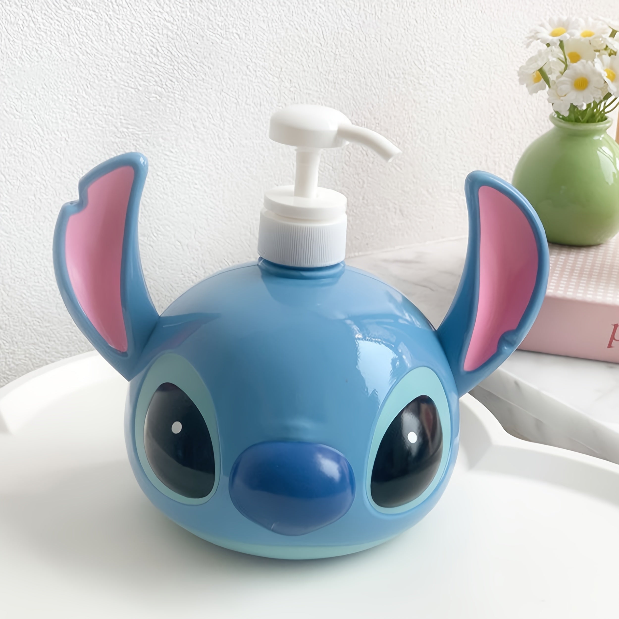 Disney Stitch PVC Shampoo Dispenser – Perfect for Bathroom and Kitchen