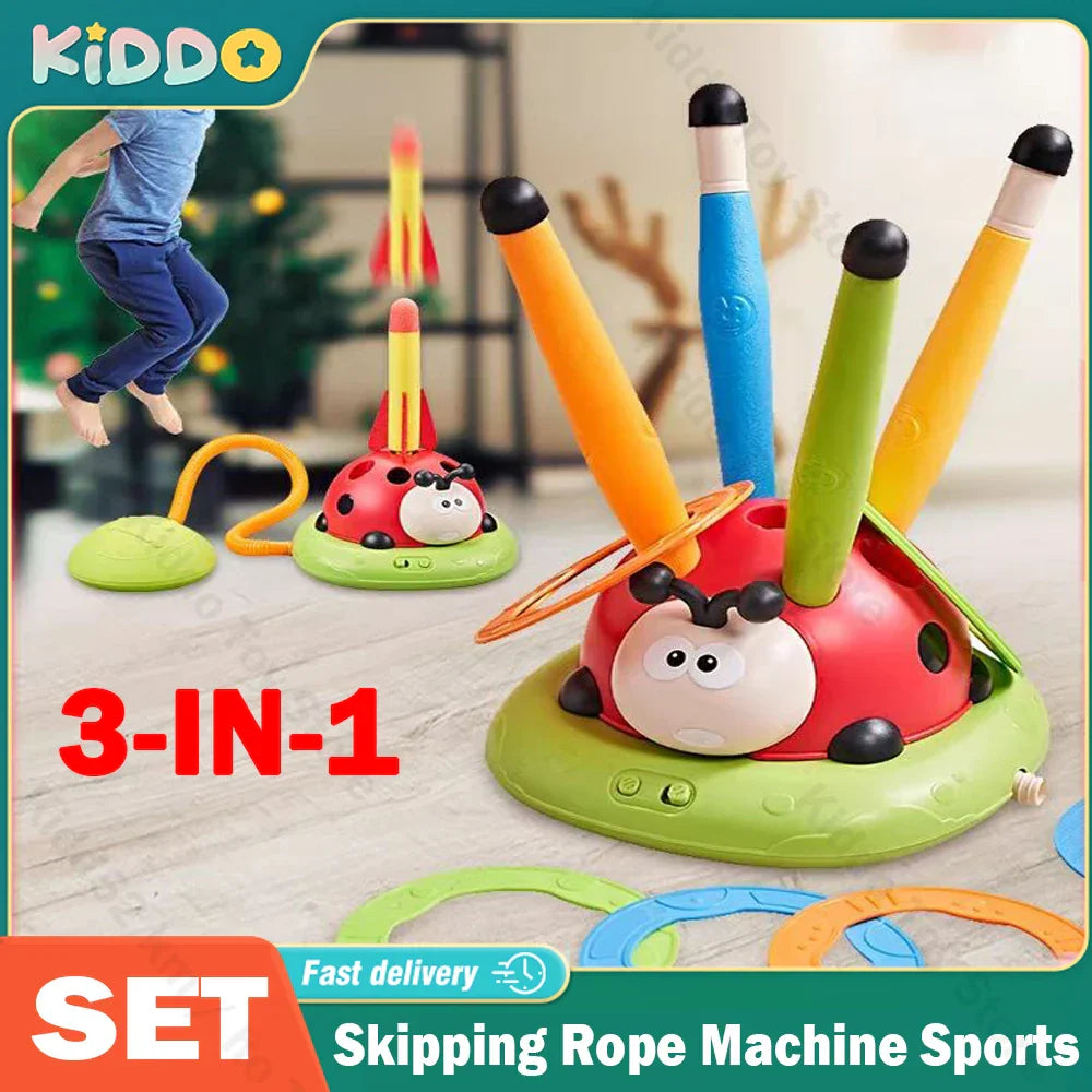 3-in-1 Sports Toy - Jump Rope Machine