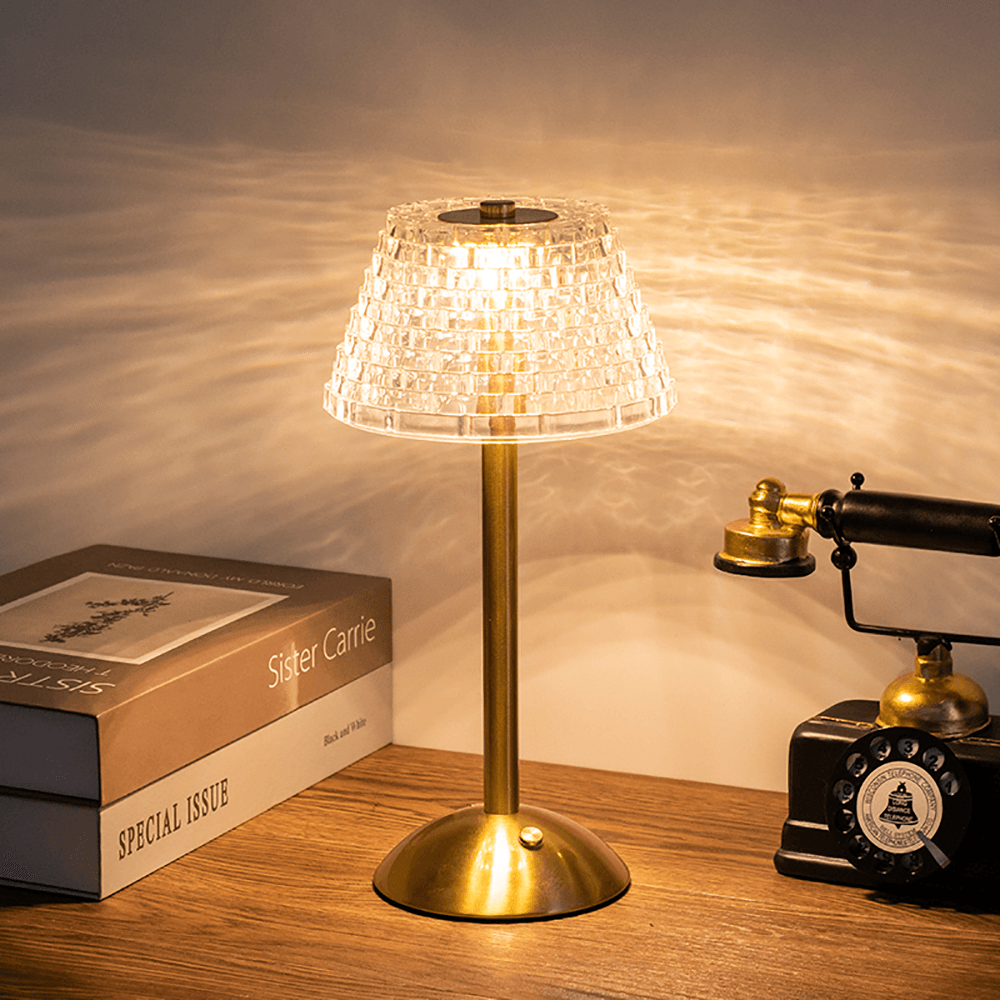 Glimmer Table Lamp - Elegant and Wireless Lighting