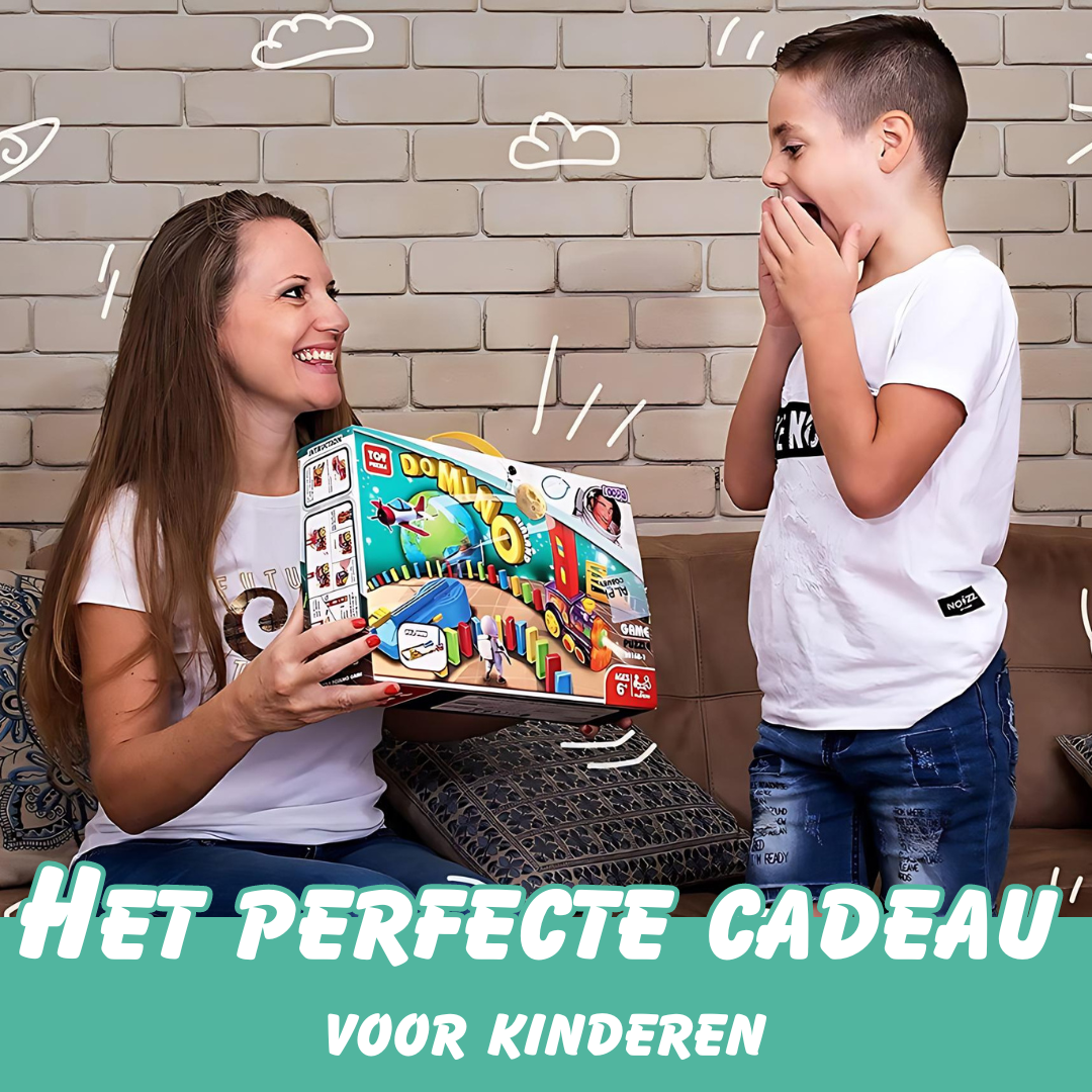 Automatic Domino Train - Fun and Educational