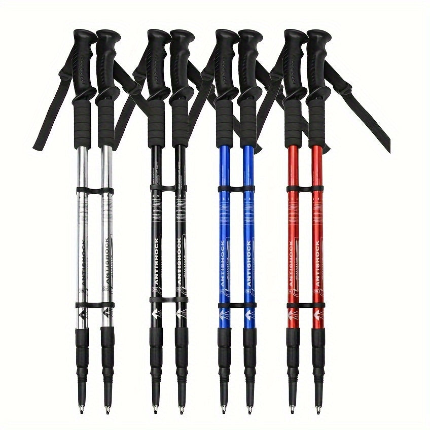 Lightweight Aluminium Trekking Poles – Adjustable and Shock-Absorbing for Adventurous Hikers