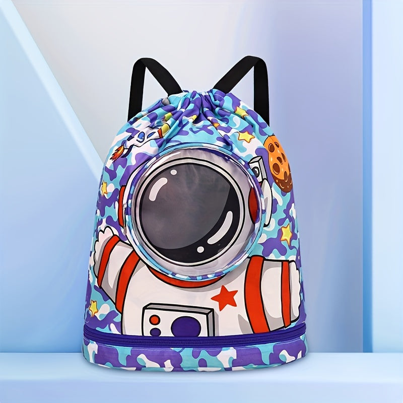 Cartoon Swim Bag with Dry/Wet Separation – Stylish, Portable Bag for Children and Adults