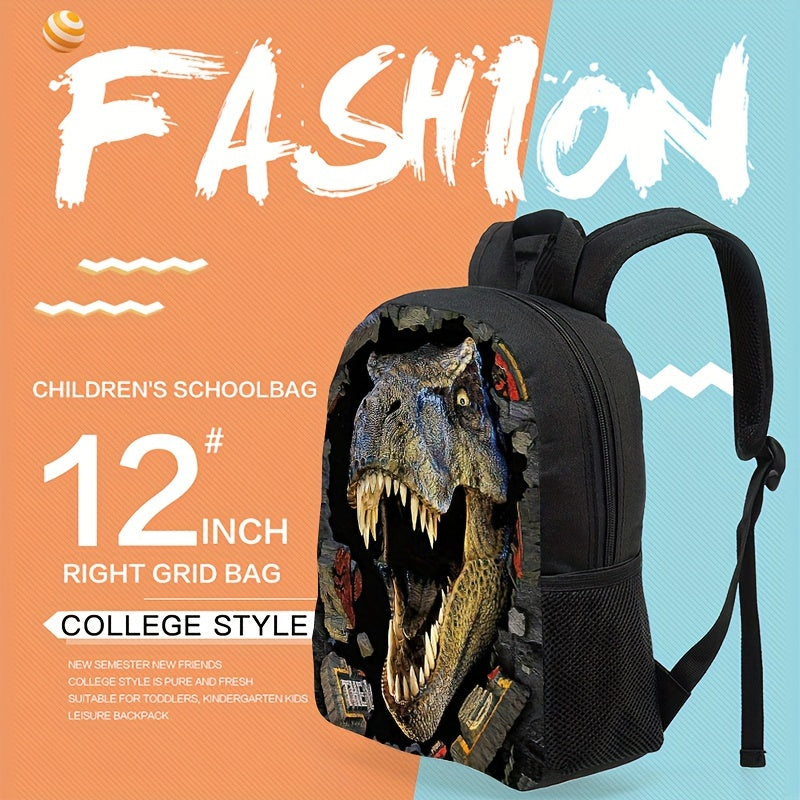 Dino Roar Backpack for Children - For an Adventurous School Day