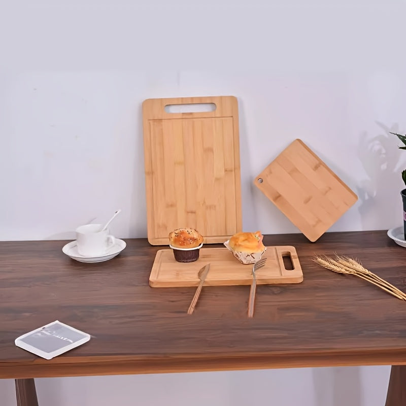 Bamboo Chopping Board with Juice Groove – Sturdy, Natural and Ideal for Daily Use