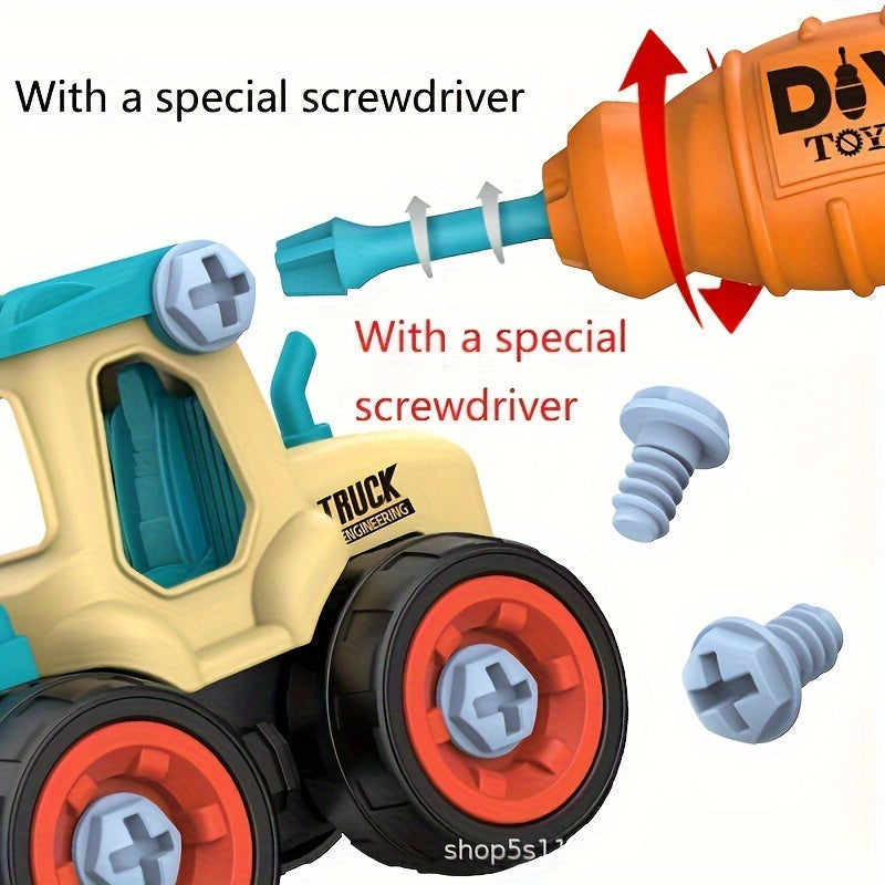 DIY Truck Building Set - Creative Toy for Children
