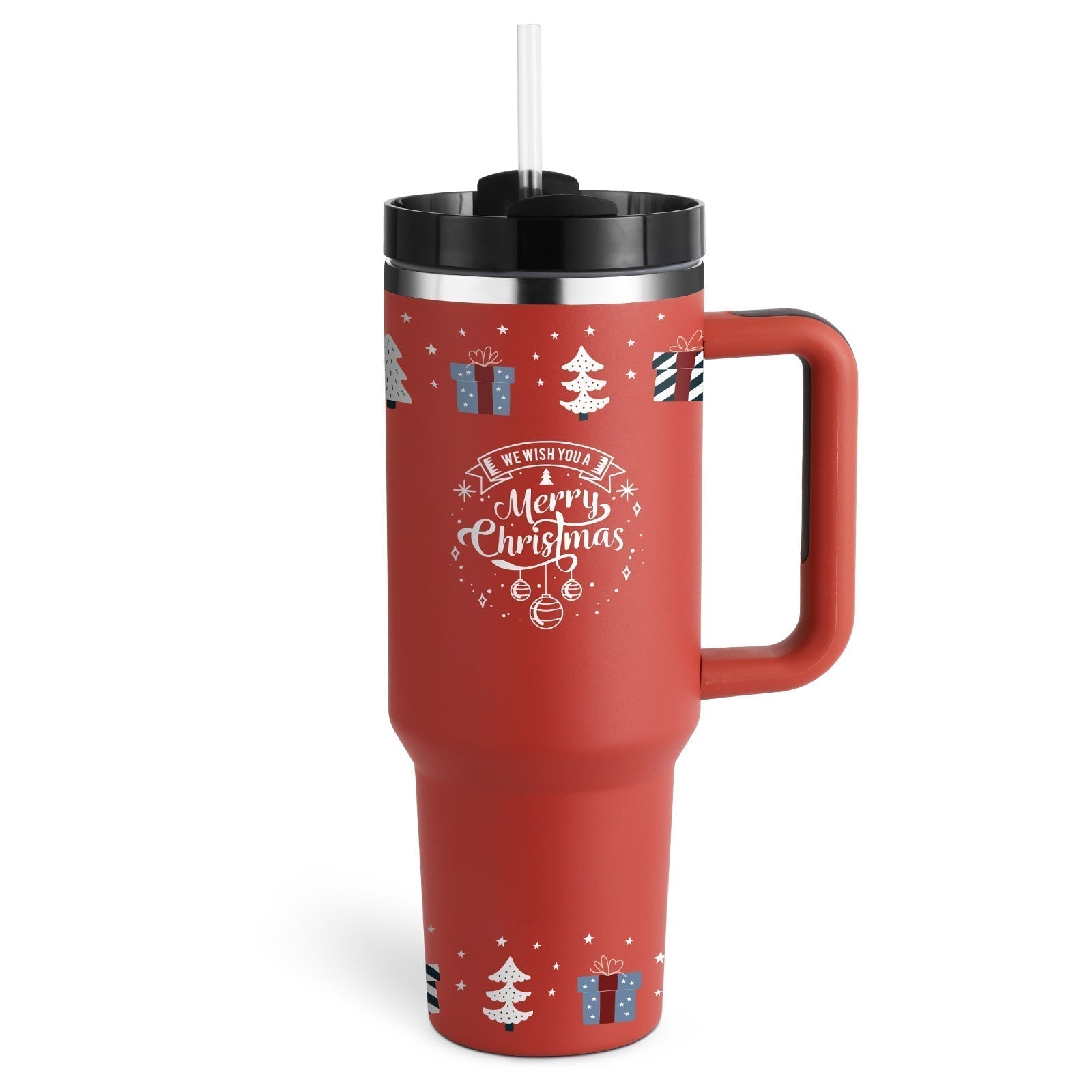 Insulating Mug with Handle and Straw - ChillMate