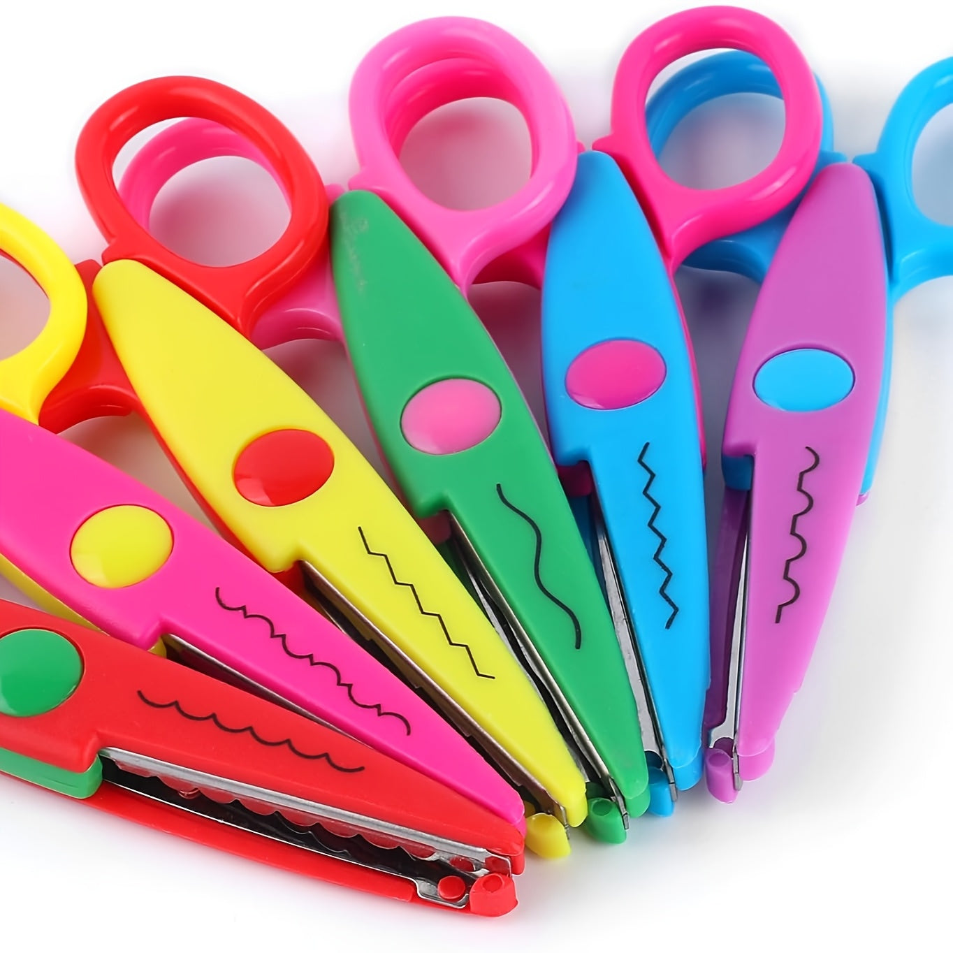 Colourful Creative Scissors Set – Decorative Edges for Crafts and DIY