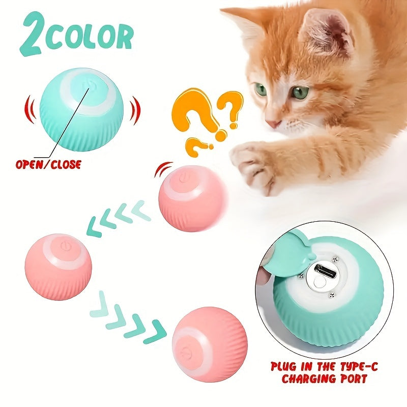 Smart Interactive Cat Ball - Automatic Rolling Toy for Interactive Fun