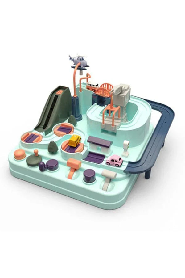 RescueTrack Adventure Set – Educational Rescue Vehicle Toy for Toddlers